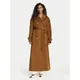 Elisabetta Franchi Volneni plašč CP-02D-66E2-V790 Rjava Regular Fit