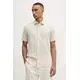 U.S. Polo Assn. safari moška srajca z lanom LINEN BLEND SS