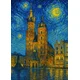 Plakat 30x40 cm Krakow v slogu Van Gogha