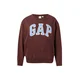 Gap Petite Majica HERITAGE nebeško modra/rjava/bela