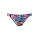 BENCH Bikini hlačke Pitch cijansko modra/sliva/neonsko roza/črna