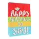 Eureka Jumbo ukrasna kesa Happy b-day lines