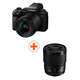 Fotoaparat Panasonic - Lumix S5 II, S 20-60mm, f/3.5-5.6, Black + Objektiv Panasonic - Lumix S, 35mm, f/1.8