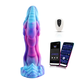 HiSmith WDA006-L Wildolo Fantasy Dildo Vibrator with App 26cm Blue-Pink-Purple