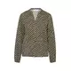 COMMA Bluza oliva/bela