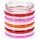 Repelentna sveča Citronella Stripes, 780 g, 11 in12 cm, rdeča