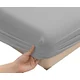 shumee Jersey rjuha z elastiko 140x200 svetlo siva