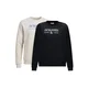 JACK & JONES Majica JORFREDERIKSBERG vijolično modra/črna/bela