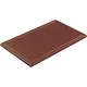 Gastro plastična deska za rezanje 53x32,5x2 cm GN 1/1, z utorom, rjava