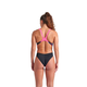 Arena performance funny prints tech back black/shocking pink xs - uk30