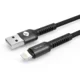 Kabel Teracell Evolution CA-320 iPhone Lightning 2.4A crni 1m