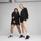 Womens Puma ESS Small No. 1 Logo 4 Shorts, Black, Size XL, Women