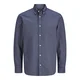 JACK & JONES Srajca JPRBLUHARVEY mornarska / temno zelena / naravno bela