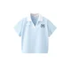 MANGO KIDS Majica ARGEN svetlo modra / temno modra / temno rumena / bela