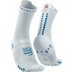 Compressport Pro Racing Čarape v4.0 Run High White/Fjord Blue T3