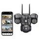 Kamera za video nadzor 2, WiFi, PTZ + bullet, 3 objektiva, 3 ekrana, 6MP (2MP+2MP+2MP)