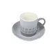 PORCELAN SET ZA KAFU 130ml 6/1 (HAND/SIVA) RXG-N241079C