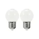SET 2x LED Žarnica PARTY E27/0,5W/36V bela