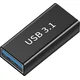 Type-C(f) na USB 3.0(f) adapter, aluminijeva zlitina, 3A