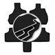 Avtomobilske preproge CARLUX-SILVER za: Chrysler Town&Country IV 7-sedežni (2000-2008)