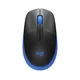 Logitech M190 Miš, Bežična RF, Optički, 1000 DPI, Crno-plavi