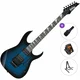 Ibanez GRG320FA-TBS Basic SET Transparent Blue Sunburst Električna kitara