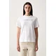 Calvin Klein Jeans Majica CLASSIC VARSITY roza / bela