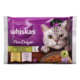 WHISKAS Vlažna hrana za odrasle mačke mešani izbor u želeu PureDelight Multipack 4x85g