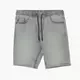 Cropp - Denim kratke hlače z učinkom pranja - light grey
