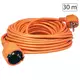 home Produžni strujni kabel 1 utičnica, 30m, H05VV-F 3G 1,5mm2 - NV 2-30/OR/1.5