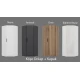 Hanah Home HANAH HOME Kale 1 Walnut - 190 garderobna omara, (20865317)