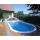 MTF Bazen IBIZA oval 5.25 x 3.20 x 1.50 m, iz pločevine, komplet s PREMIUM opremo