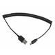 GEMBIRD Adapter kabl/ USB NA Micro USB/ spiralni/CC-mUSB2C-AMBM-6 USB/ 1.8m