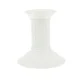 Plastični svečnik 10 cm, 1 kos, bel