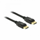 Delock Displayport 1.2 kabel muški > Displayport muški 4K 60 Hz 0,5 m