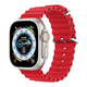 OCEAN BAND Narukvica za Apple Watch Ultra 49/45/44/42mm crvena