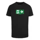Mens T-shirt Skate Exit black