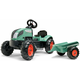 Falk traktor na pedale FARM LANDER 2054L sa prikolicom - zeleni