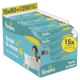 Pampers Fresh Clean Baby otroški čistilni robčki, 15 pakiranj = 1.200 robčkov