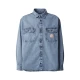 Carhartt WIP Prehodna jakna Tigan moder denim