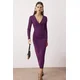 Trendyol Milla ženska haljina Tpraw26El00019, Plum-Purple
