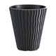 DIKER HOME Plastična saksija za cveće klasik 40x44 cm crna