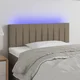 Vidaxl vidaXL LED vzglavje postelje sivo-rjavo 90x5x78/88 cm blago