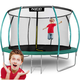 Janshop Profilirani vrtni trampolin 12ft/374cm z neo-športnimi notranjimi mrežami, (21208908)