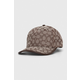 Kapa sa šiltom Coach boja: smeđa, s uzorkom
