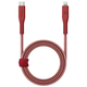 ENERGEA Flow C94 cable USB-C / Lightning MFI, 60W, 3A, PD, Fast Charge, 1.5m red