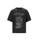 Ed Hardy Majica New York City Diamante modra / rdeča / črna / bela
