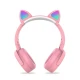 Bluetooth slušalice Cat Pot it roze