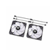 Case Fan Thermaltake CT140 ARGB PC Cooling Fan 2 Pack/Fan/14025/PWM 5001500 RPM