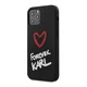 Maska Karl Lagerfeld Forever Karl za iPhone 12 Pro Max, Crna